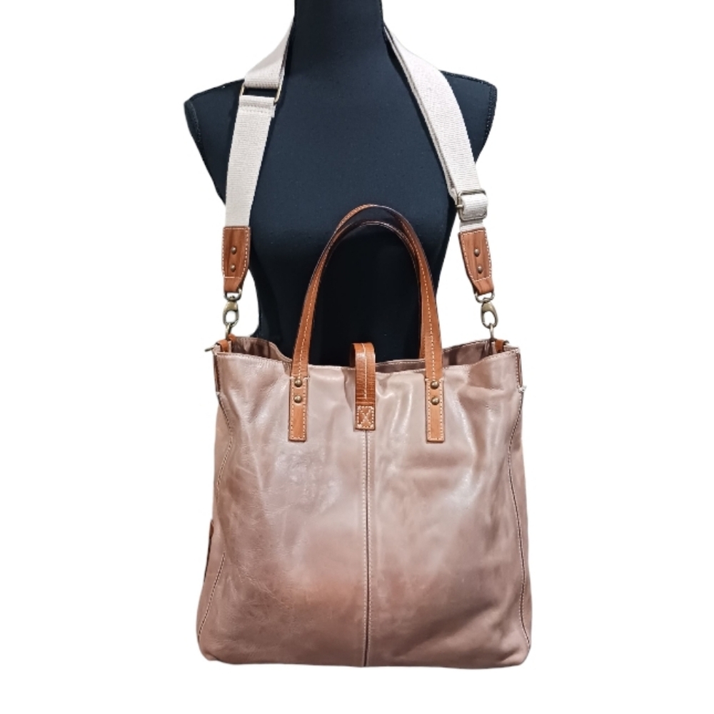 Cavalcanti Florence 1958 Leather Tote Satchel - Picture 2 of 15